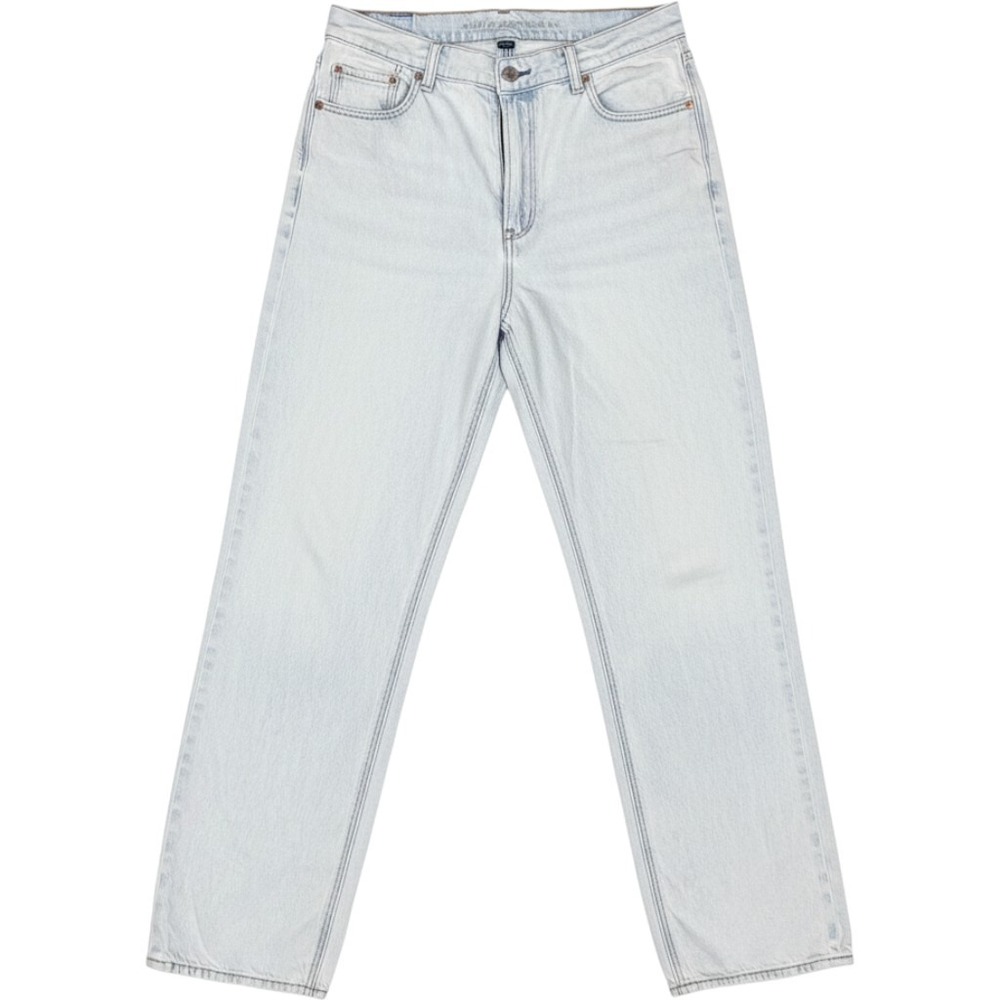 American Eagle Jeans Womens 10 Regular Straight Leg Light Wash High Rise Blue